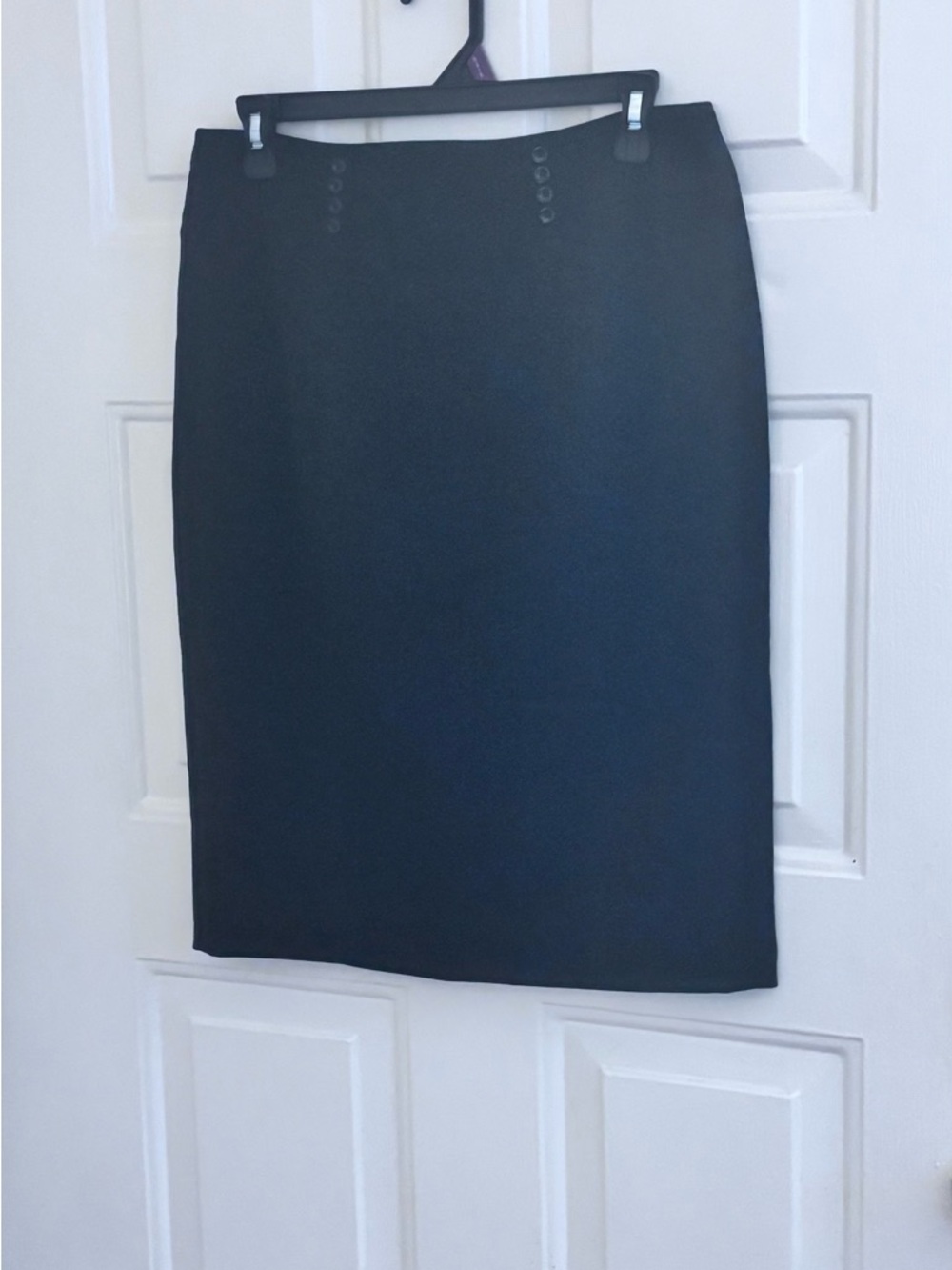 White House Black Market Classic Black High-Waist Pencil Skirt